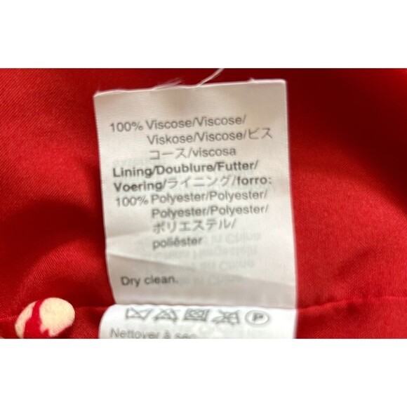 Madewell Women’s Button-Down Cami in Full Bloom 4 Retro Floral Cranberry - Picture 7 of 9